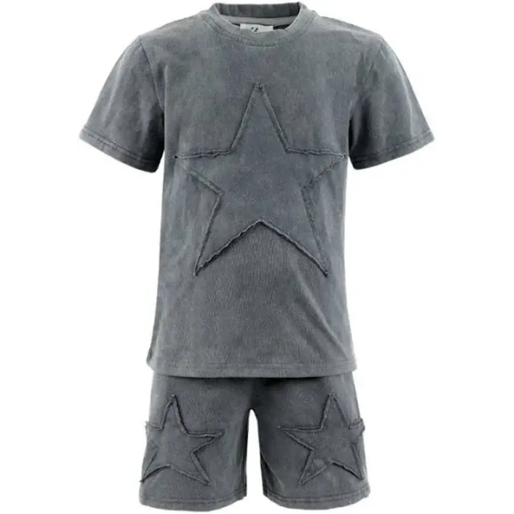 Lola & The Boys Lola & The Boys Graphic Star Short Set