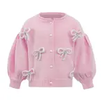 Lola & The Boys Lola & The Boys Pearl Bow Cardigan