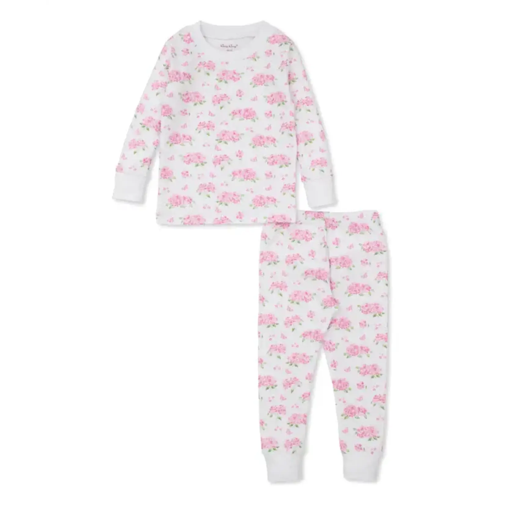 Kissy Kissy Kissy Kissy Pink Hydrangea Pj Snug Set