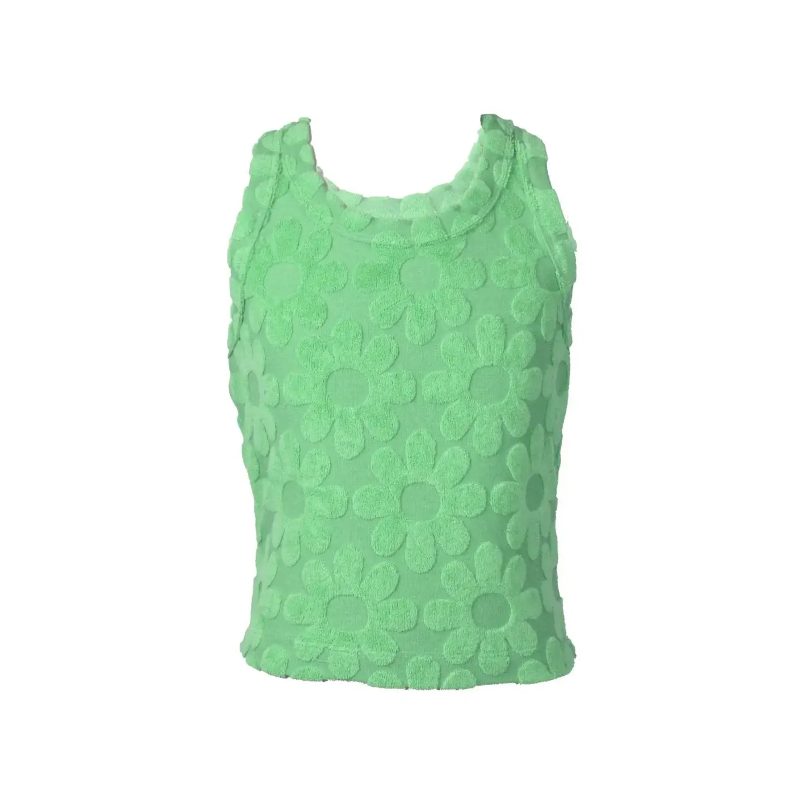 Flowers By Zoe Flowers By Zoe Green Towel Daisy Top And Short Set