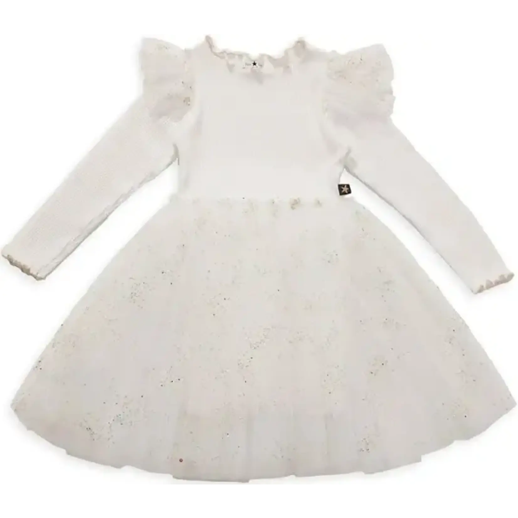 Petite Hailey Petite Hailey Ivory Mila Jewel Tutu Dress