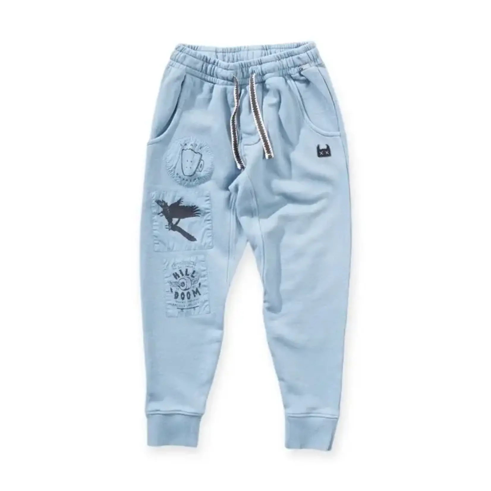 Munster Munster Washed Blue Patch It Pant