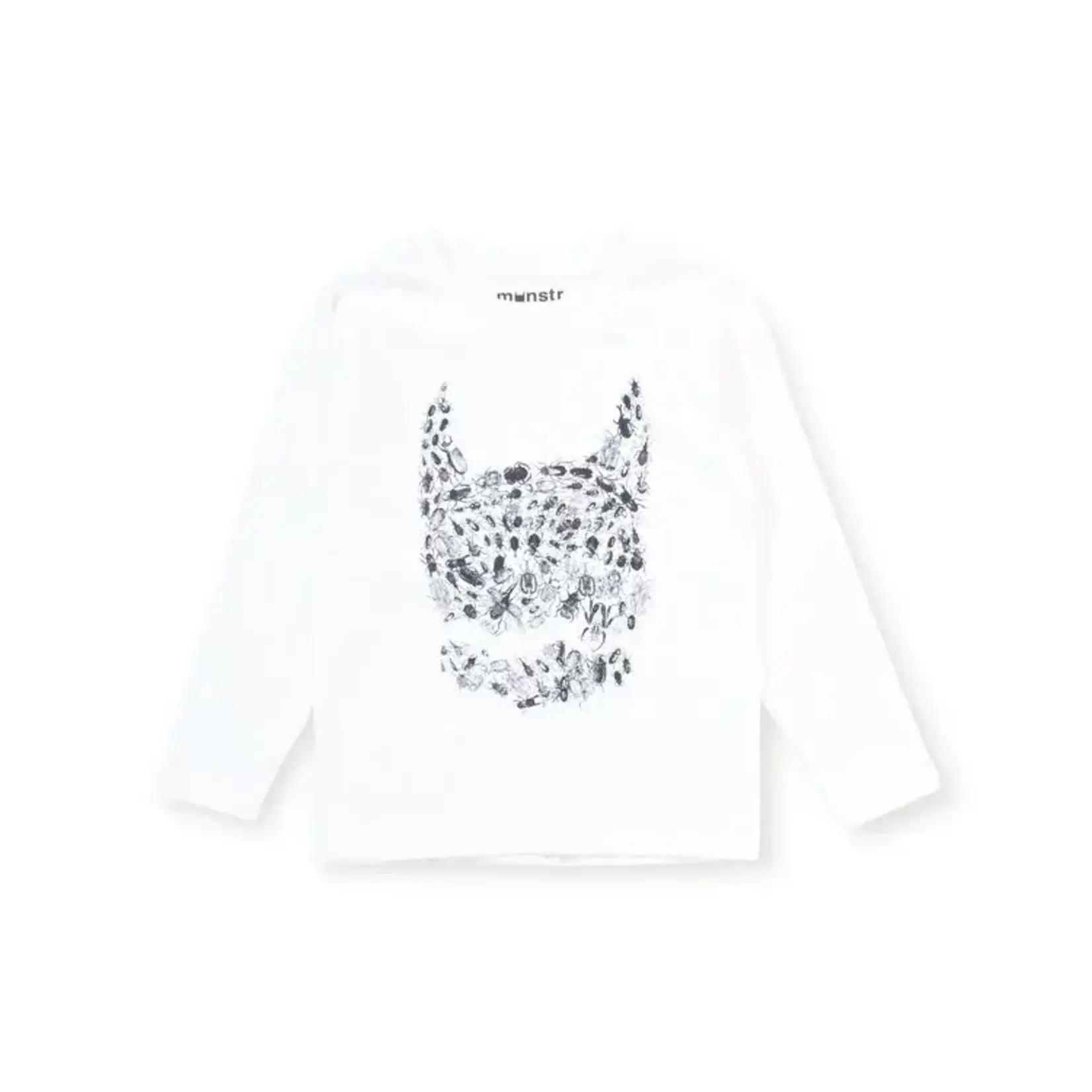 Munster Munster White Bug Face L/S Tee