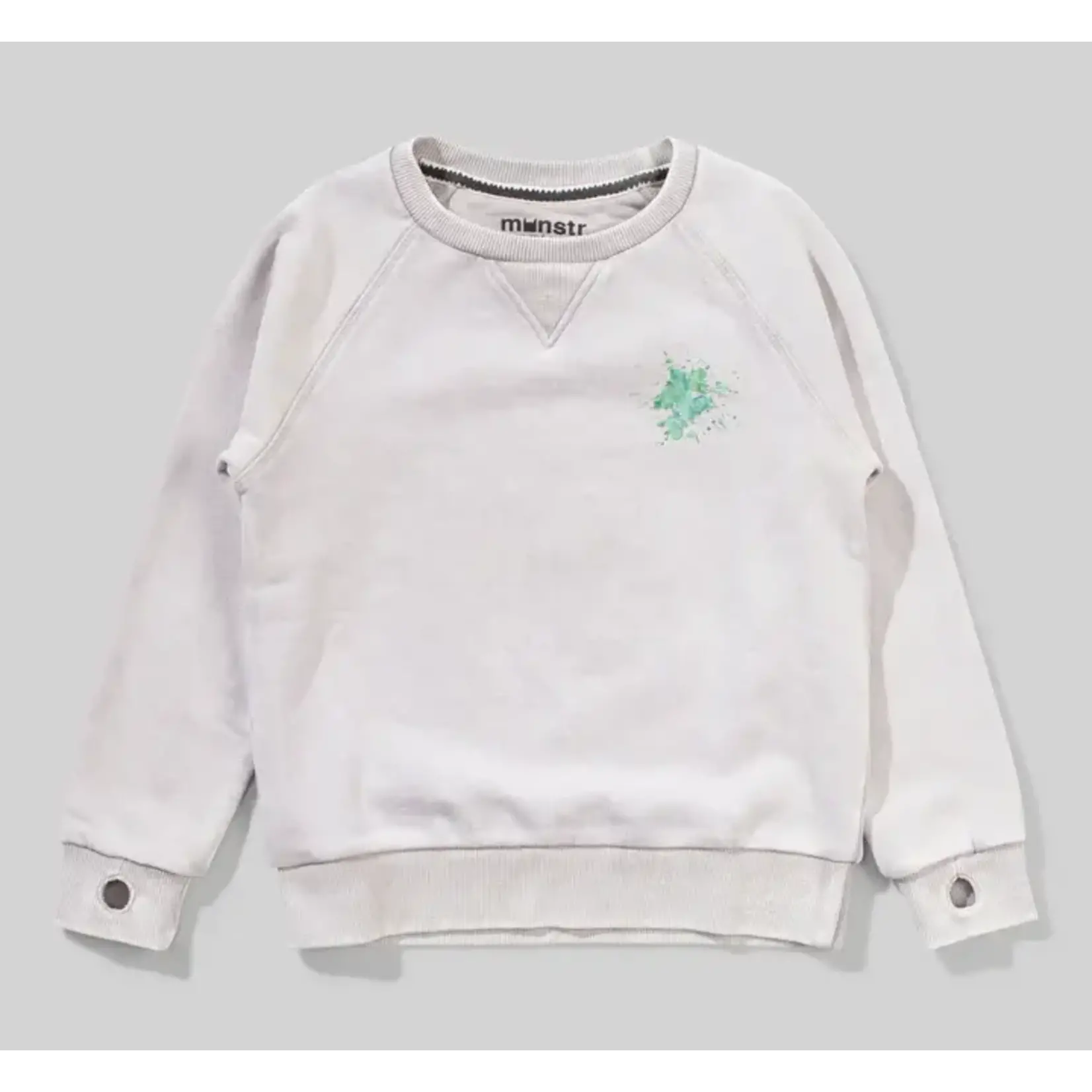 Munster Munster Mineral Grey Splatted Crew