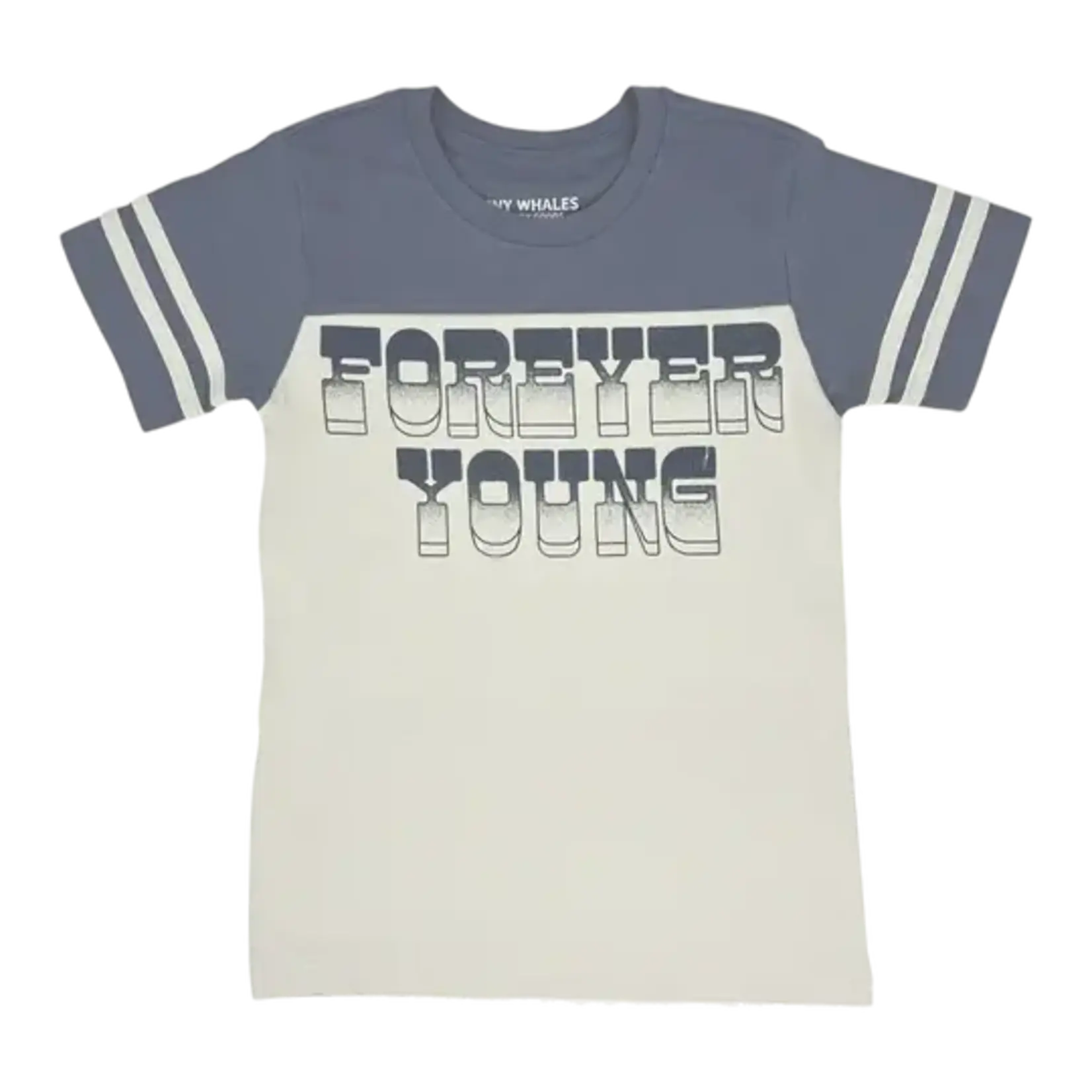 Tiny Whales Tiny Whales Natural/Navy Forever Young S/S T-Shirt