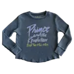 Rowdy Sprout Rowdy Sprout Washed Black Prince & The Revoution L/S Thermal Tee