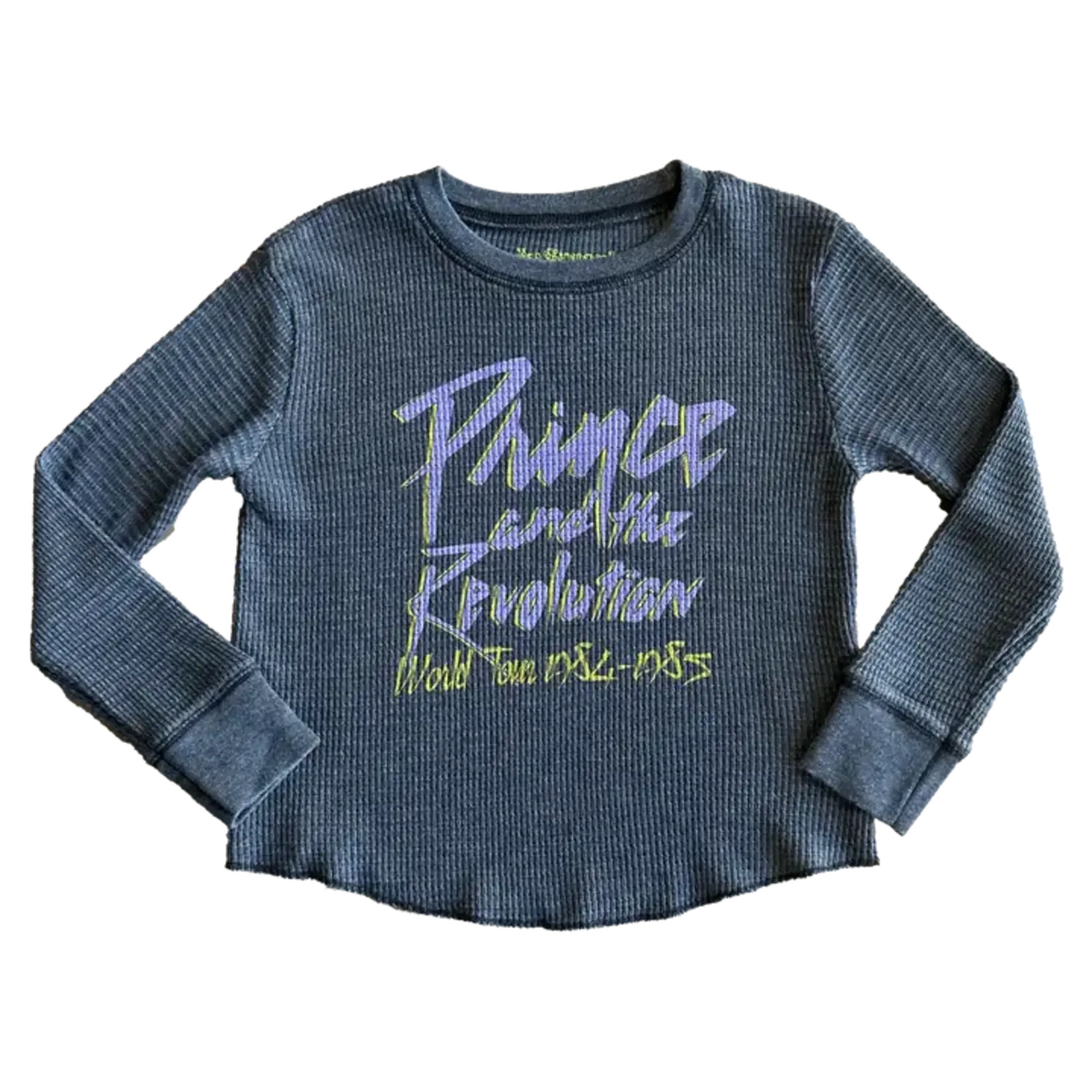 Rowdy Sprout Rowdy Sprout Washed Black Prince & The Revoution L/S Thermal Tee