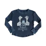 Rowdy Sprout Rowdy Sprout Washed Black Jimi Hendrix L/S Thermal Tee