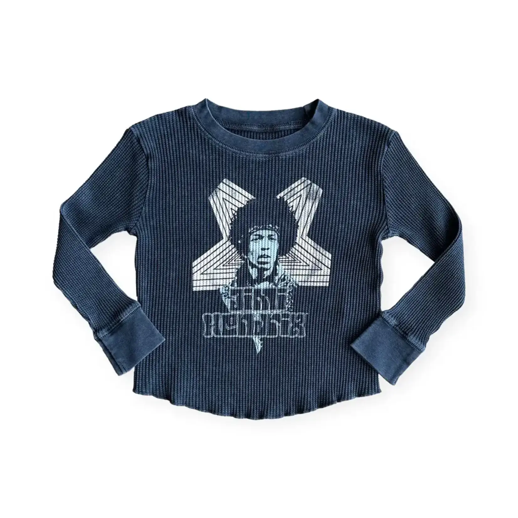 Rowdy Sprout Rowdy Sprout Washed Black Jimi Hendrix L/S Thermal Tee