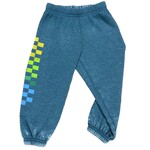 Rowdy Sprout Rowdy Sprout River Green Rainbow Check Green Sweatpant