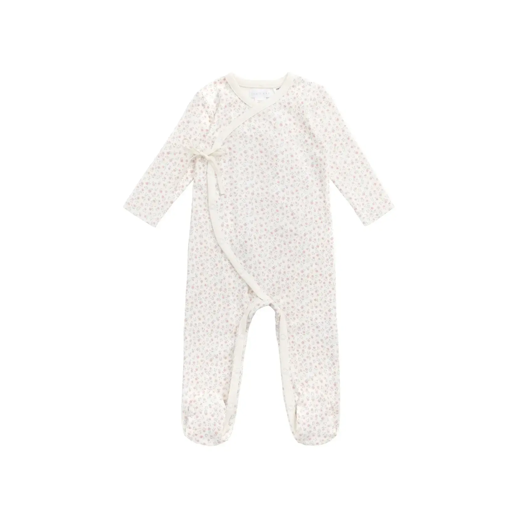 Jamie Kay Jamie Kay Posy Garden Pink Organic Cotton Wrap Onepiece