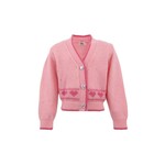 Lola & The Boys Lola & The Boys Pink Sweetheart Cardigan