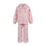 Lola & The Boys Lola & The Boys Pink Crystal Doodle Joggers Set