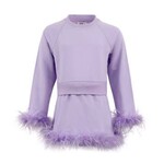 Lola & The Boys Lola & The Boys Lavender Feather Suit