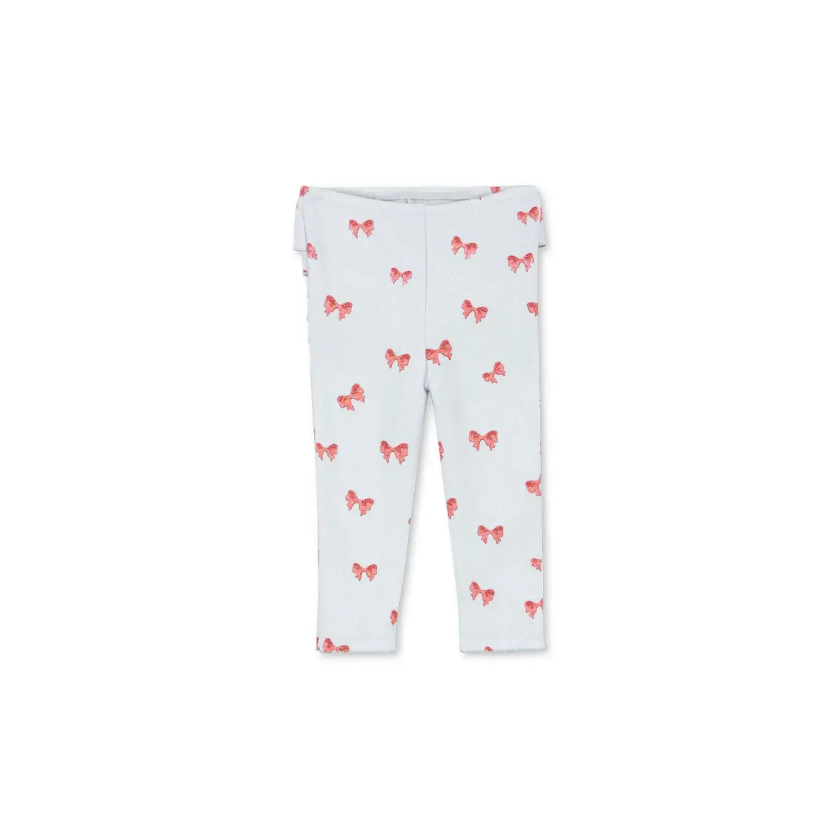 Konges Slojd Konges Slojd Rosia Blue Bow Sui Frill Onesie And Pants Set