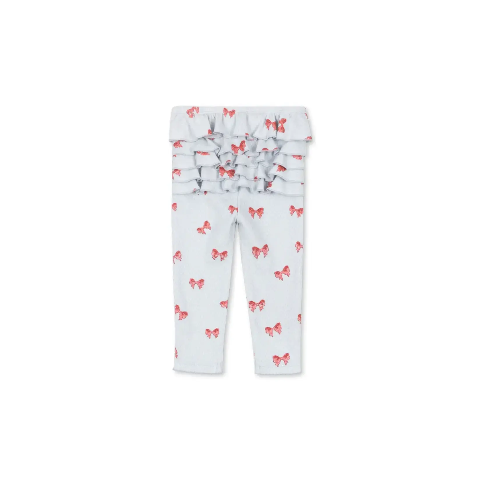 Konges Slojd Konges Slojd Rosia Blue Bow Sui Frill Onesie And Pants Set