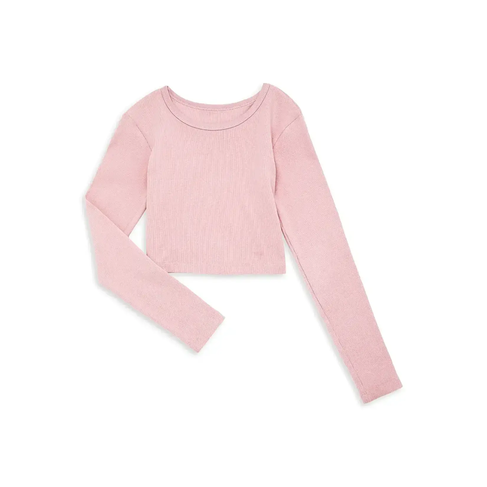 Theme Theme Ballet Pink Sloane Ballet Pink L/S Heart Back Top