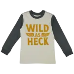 Tiny Whales Tiny Whales Natural Wild As Heck L/S Tee