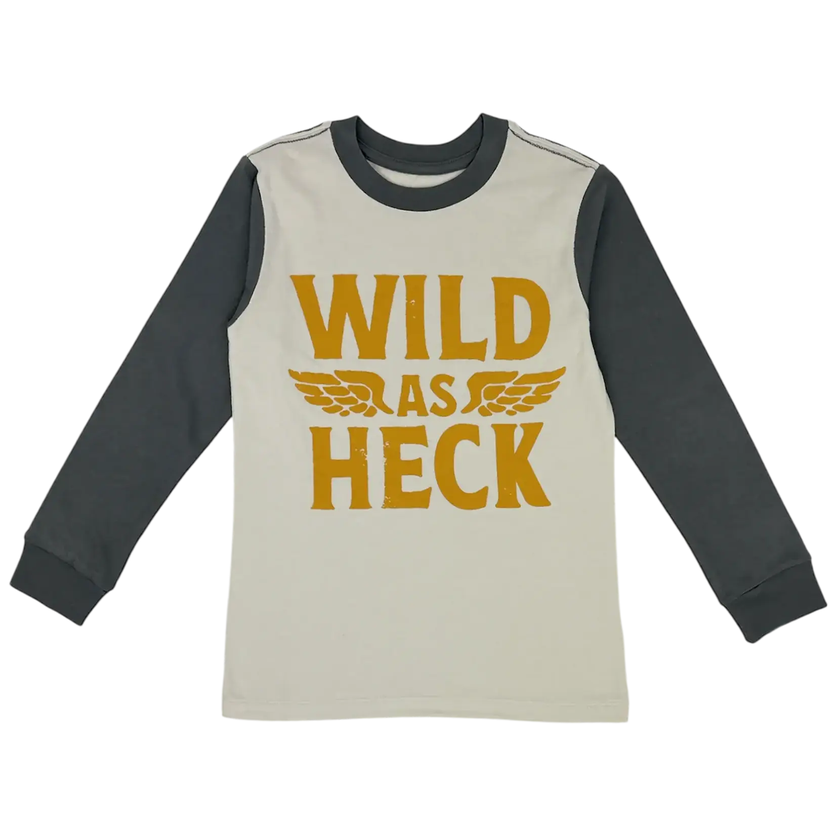 Tiny Whales Tiny Whales Natural Wild As Heck L/S Tee