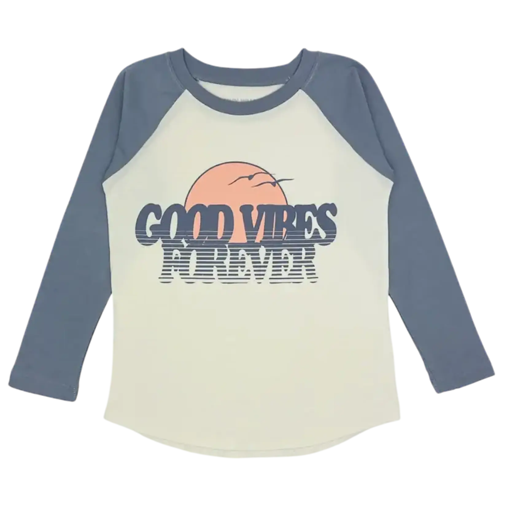 Tiny Whales Tiny Whales L/S Raglan Good Vibes Forever