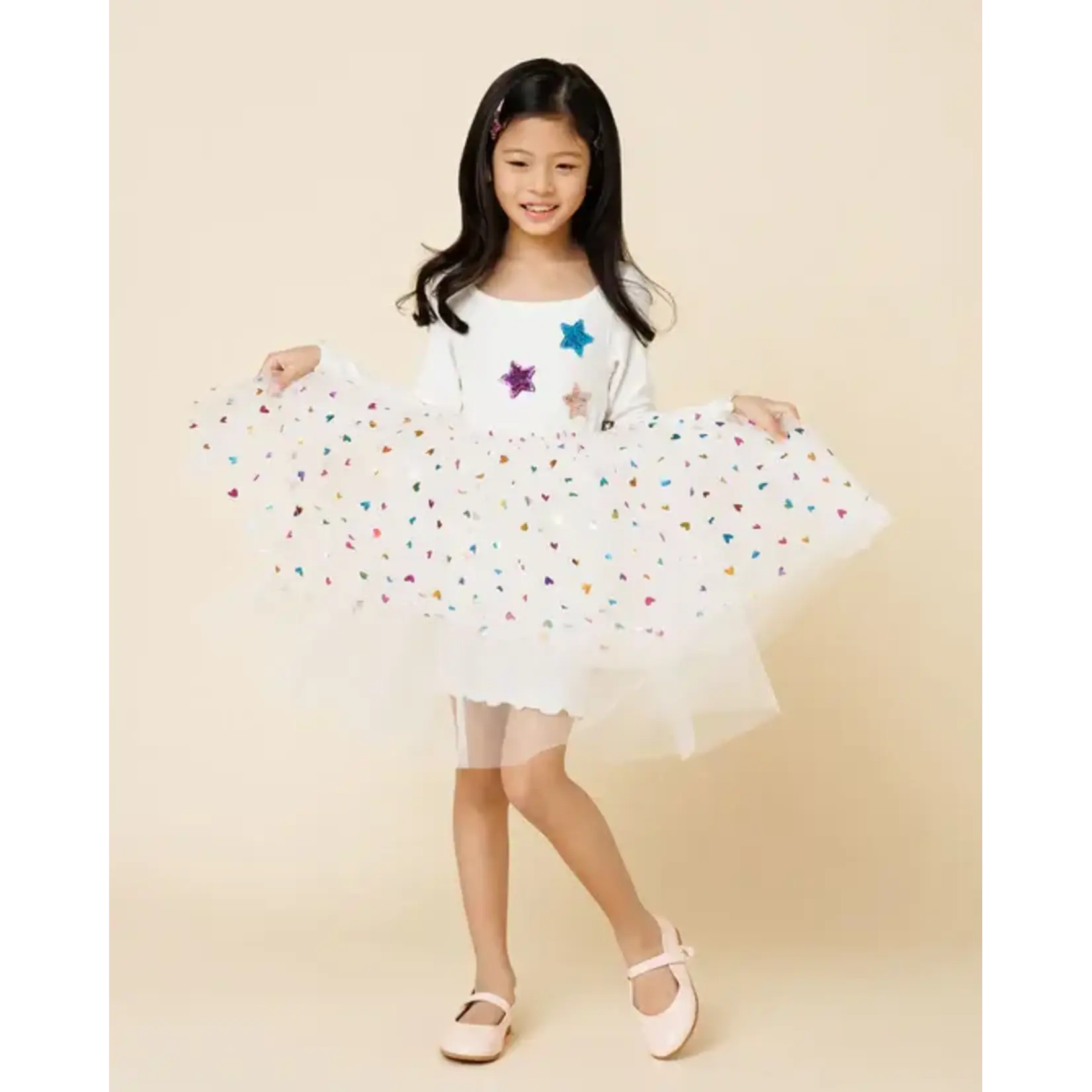 Petite Hailey Petite Hailey White Aurora Tutu Dress