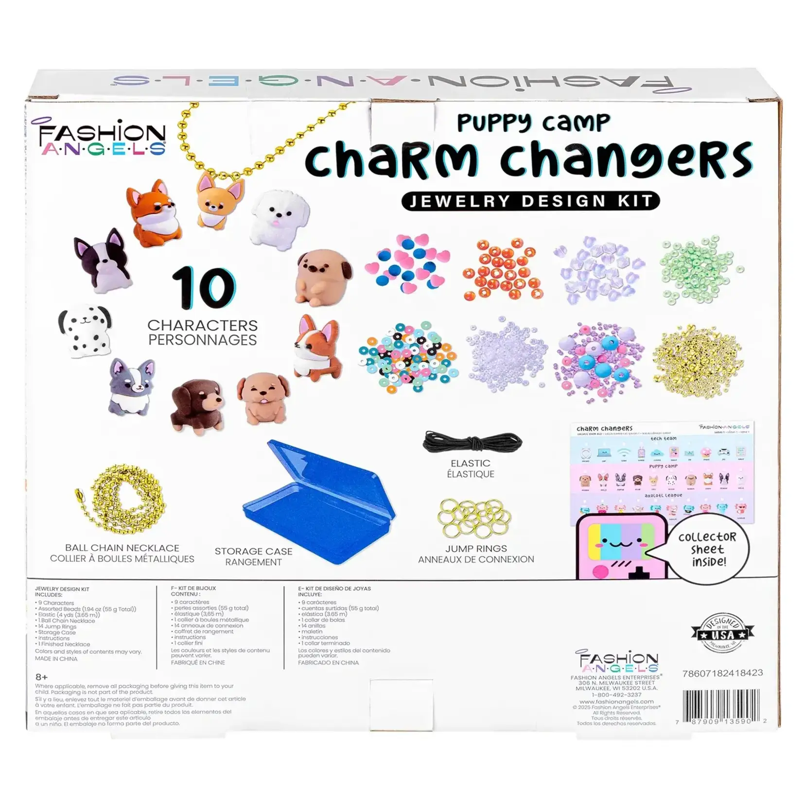 Fashion Angels Fashion Angels Charm Changers Jewelry Design Kit Puppy Camp