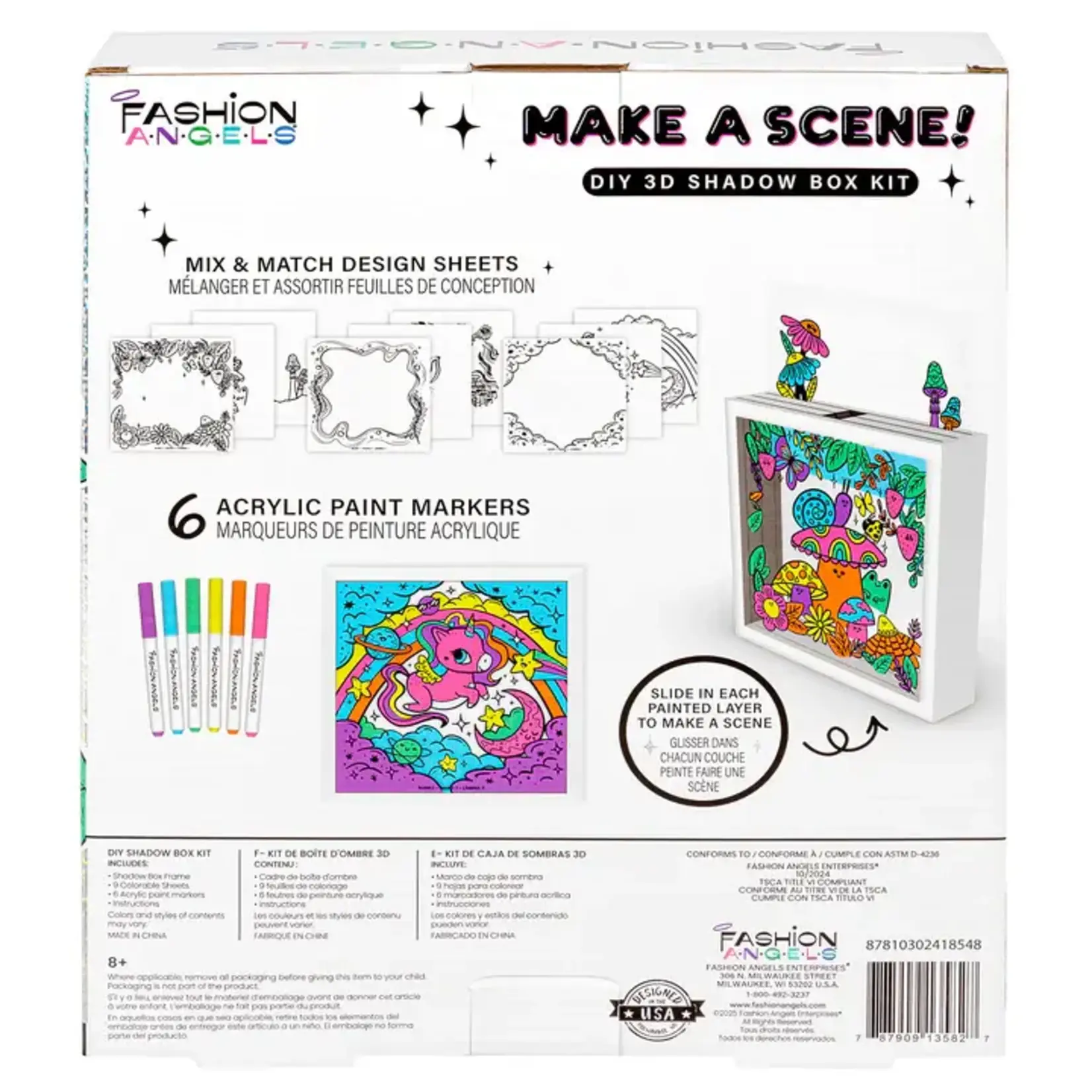 Fashion Angels Fashion Angels Make A Scene DIY Shadow Box Kit