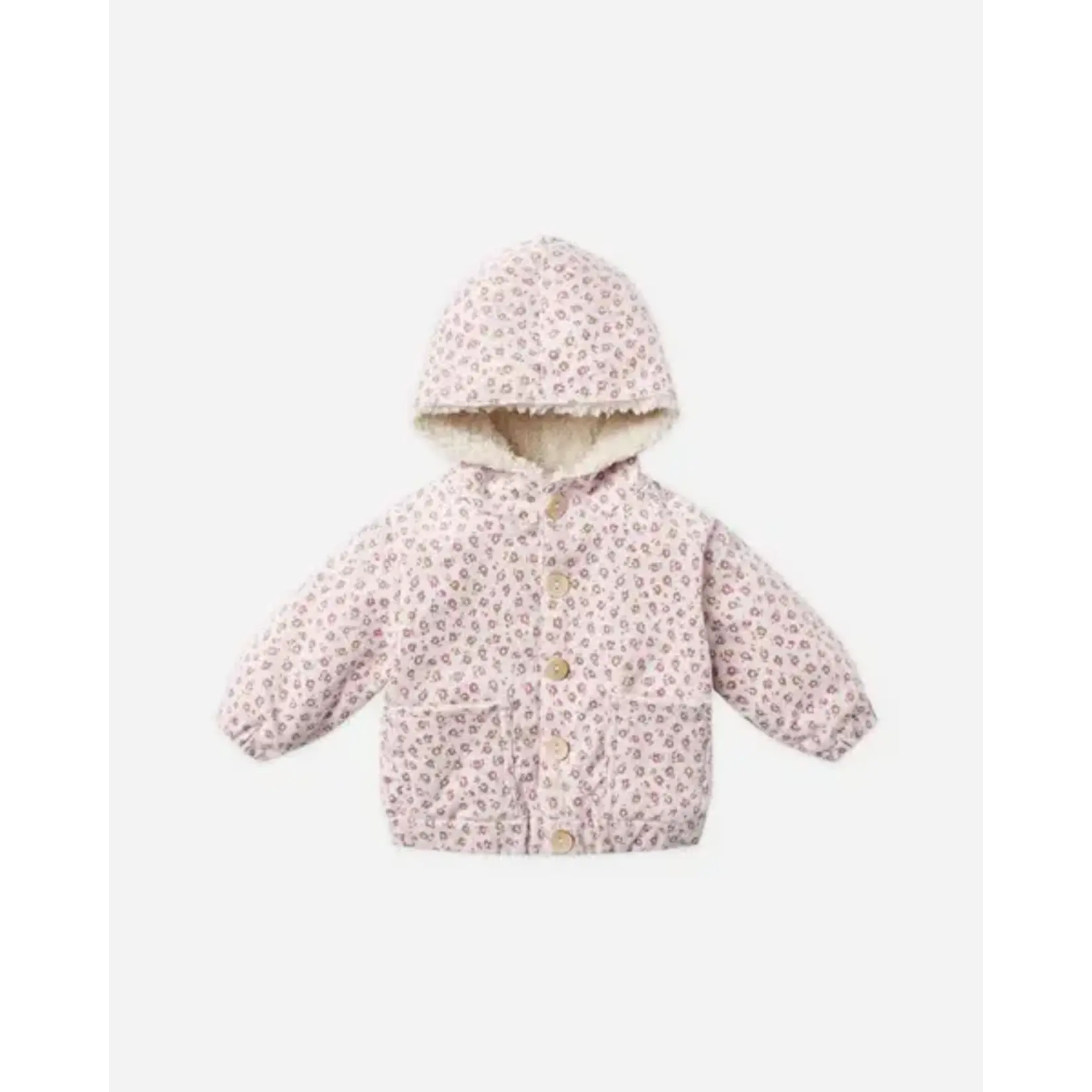 Quincy Mae Quincy Mae Wildflowers Corduroy Hooded Jacket