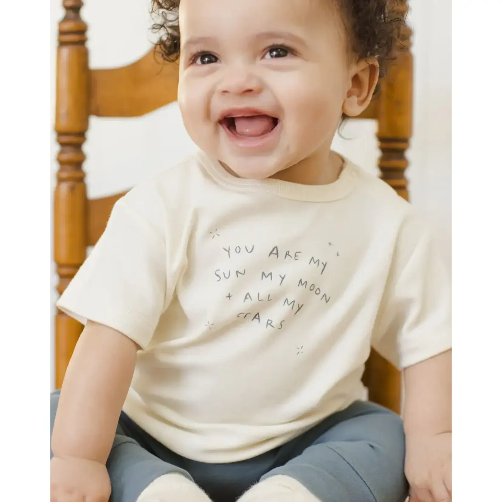 Quincy Mae Quincy Mae Sun,Moon & Star Boxy Tee