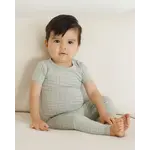 Quincy Mae Quincy Mae Sage Grid Bamboo S/S Pj Set