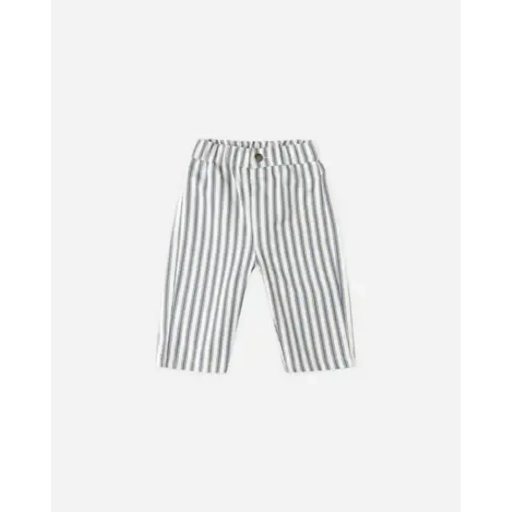 Quincy Mae Quincy Mae Ocean Pinstripe Utility Jacket And Pant Set