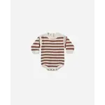 Quincy Mae Quincy Mae Cedar Stripe Rex Romper