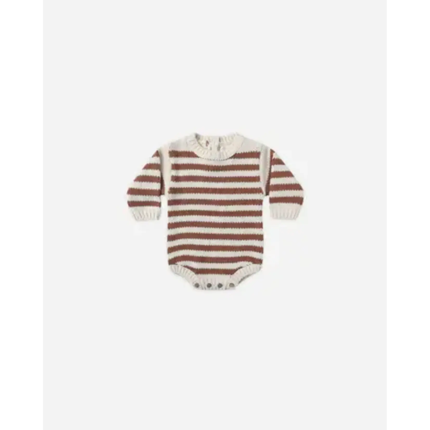 Quincy Mae Quincy Mae Cedar Stripe Rex Romper