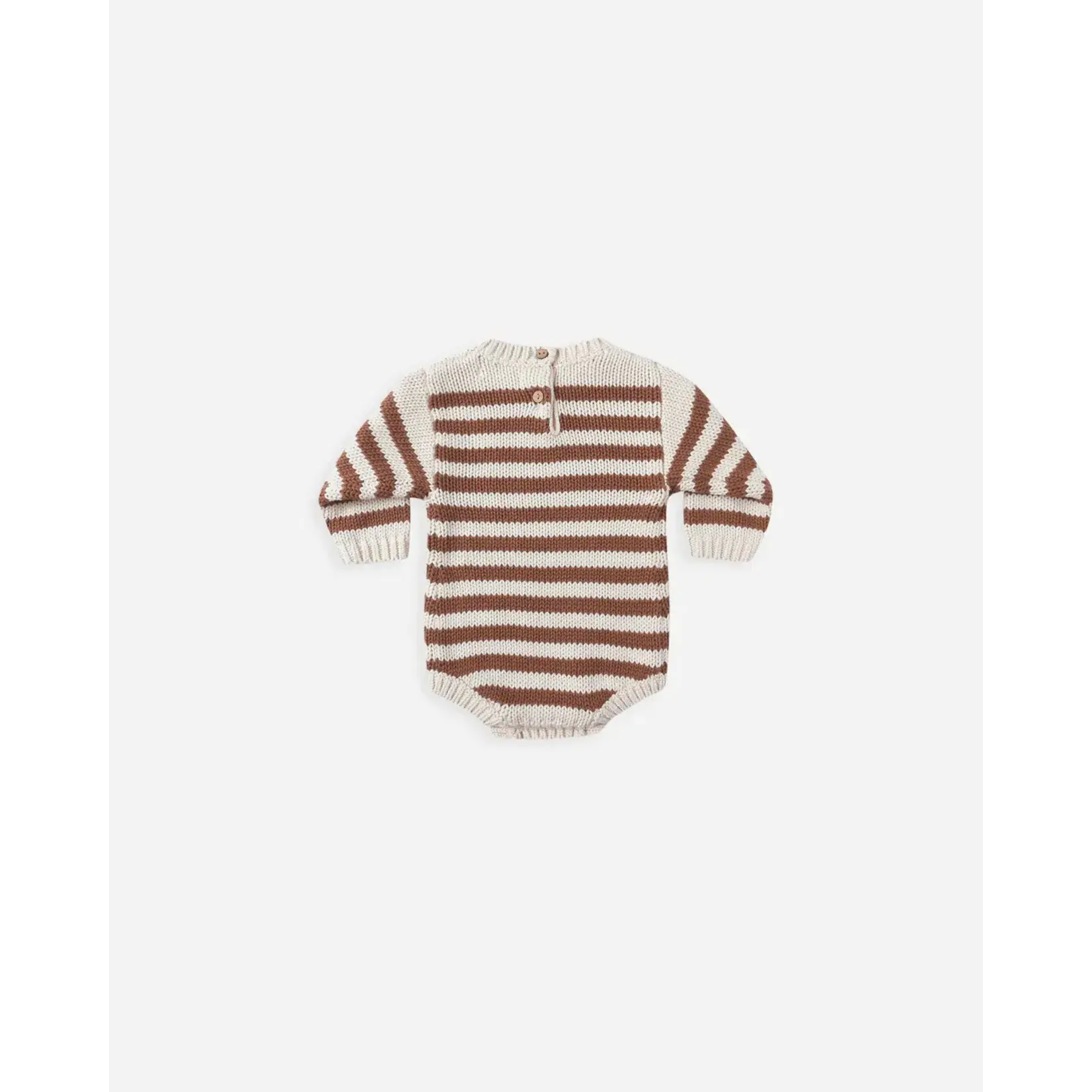 Quincy Mae Quincy Mae Cedar Stripe Rex Romper