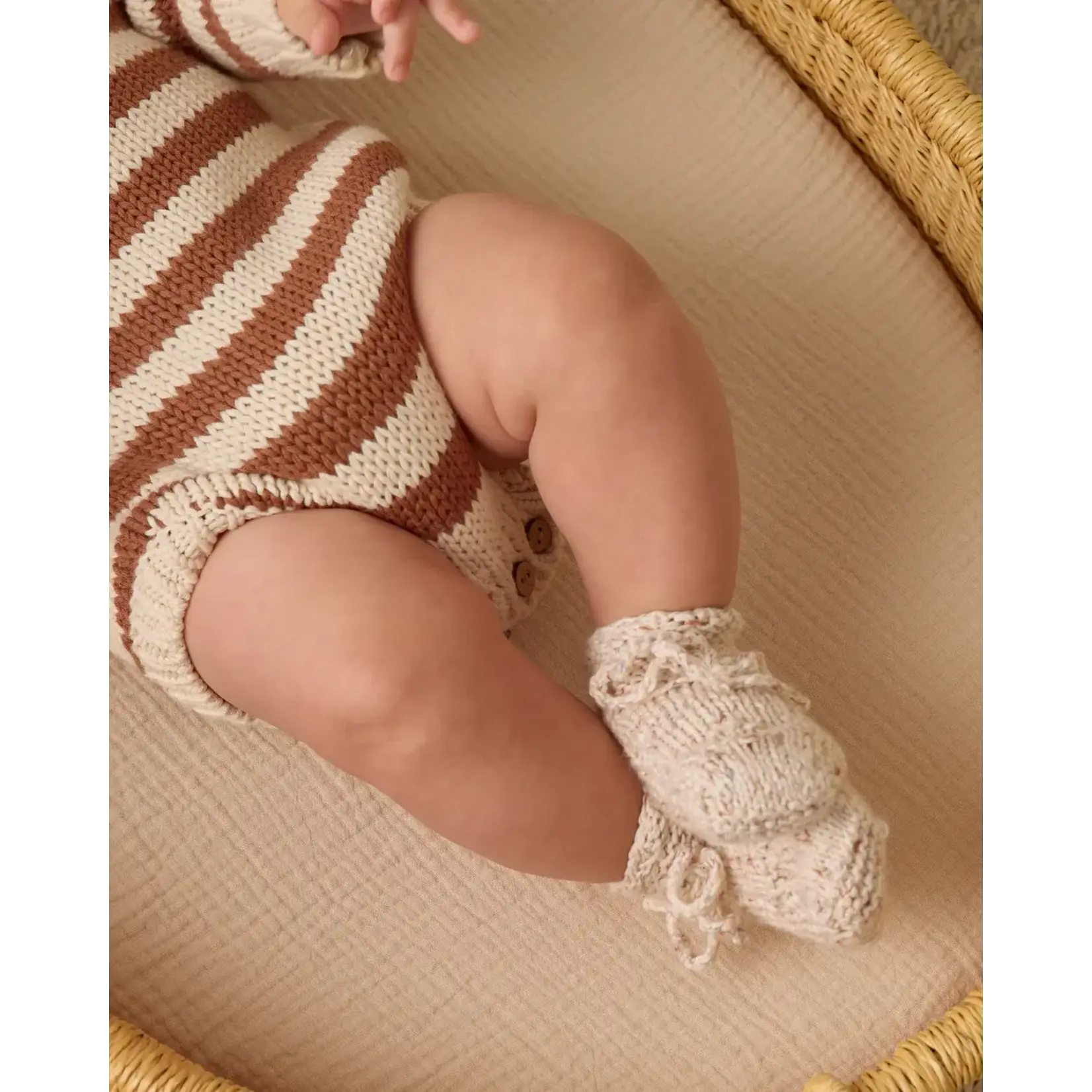 Quincy Mae Quincy Mae Cedar Stripe Rex Romper