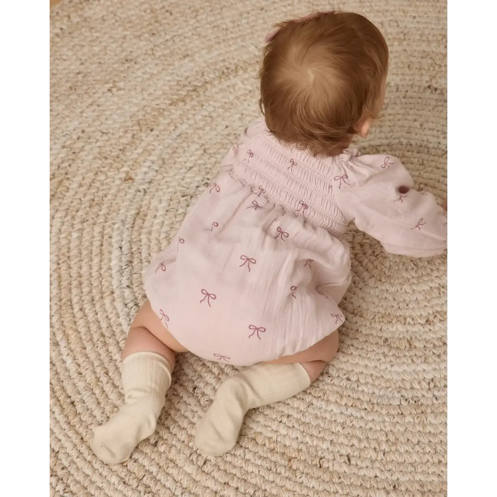 Quincy Mae Quincy Mae Bows Eden Romper