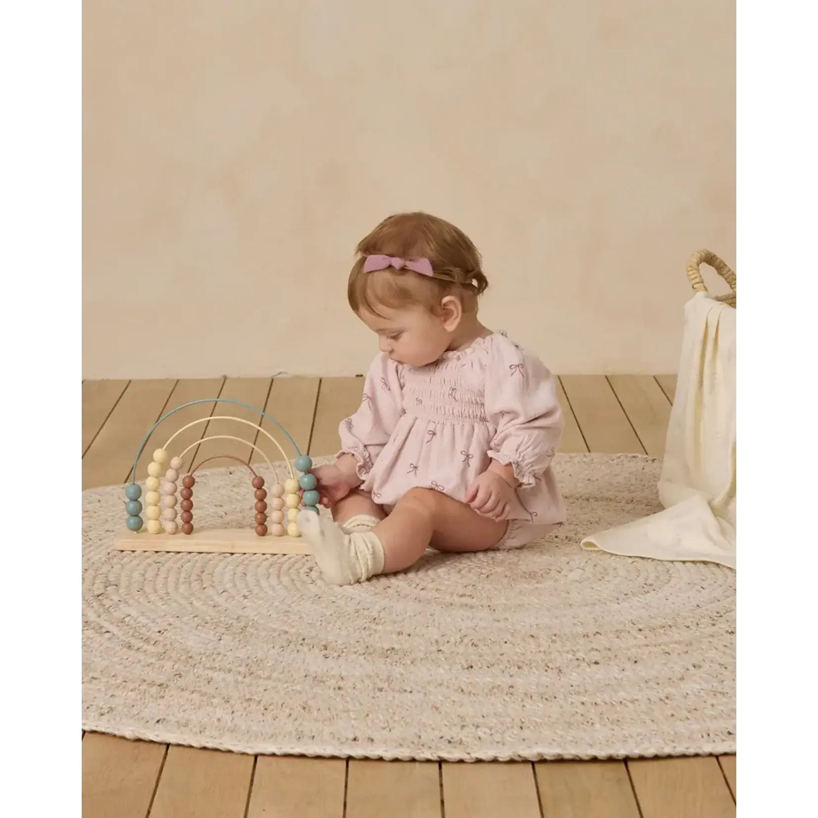 Quincy Mae Quincy Mae Bows Eden Romper