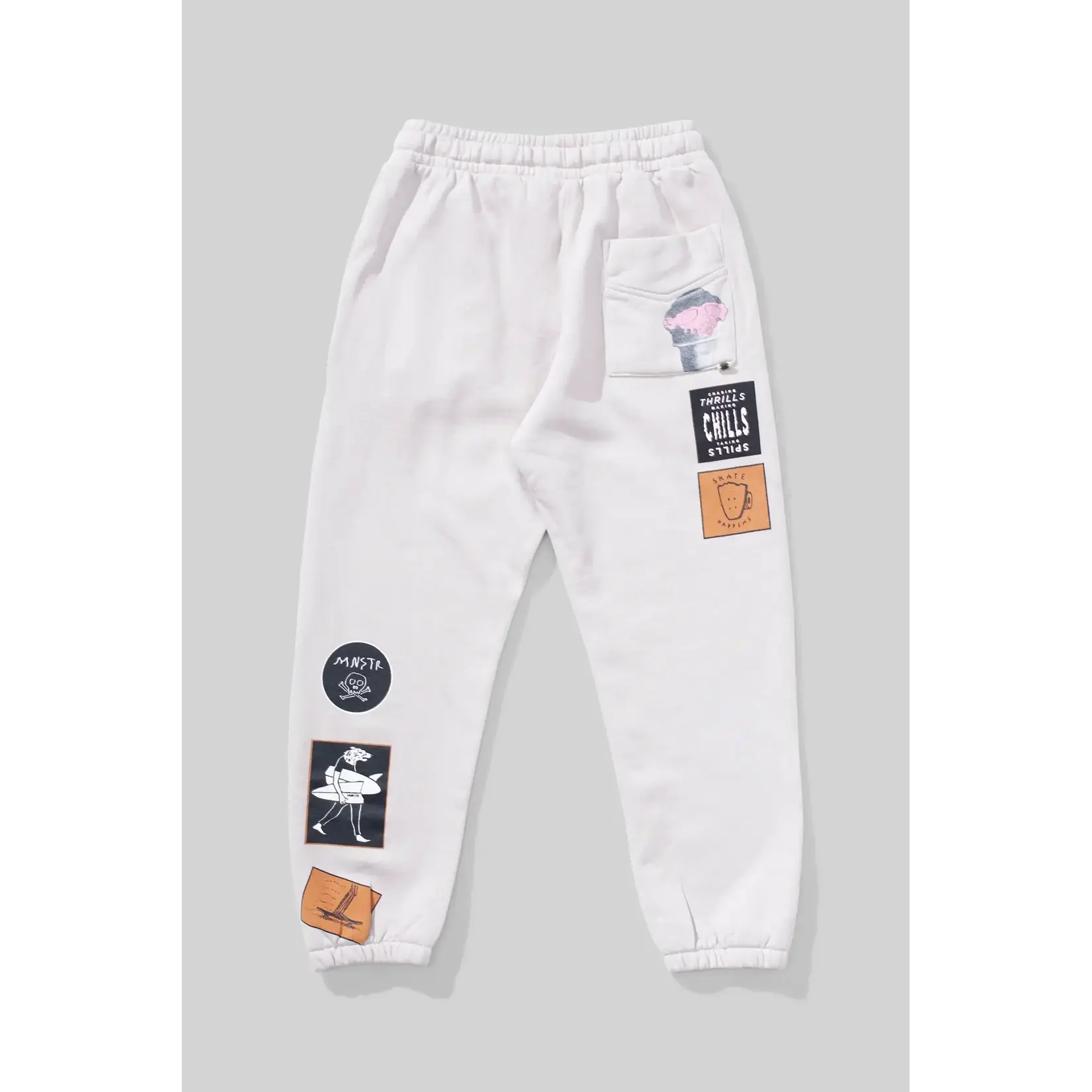 Munster Munster Light Grey Badger Pant