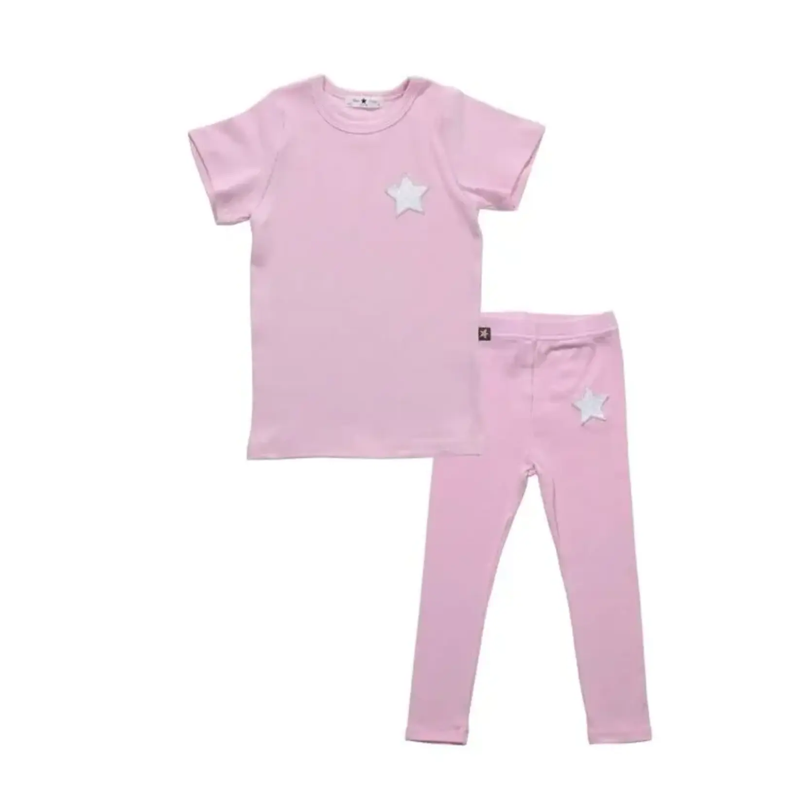 Petite Hailey Petite Hailey Pink Almani Basic Top And Legging Set
