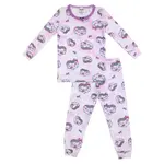 Esme Esme Unicorn Love Girls L/S Top And Pant Set