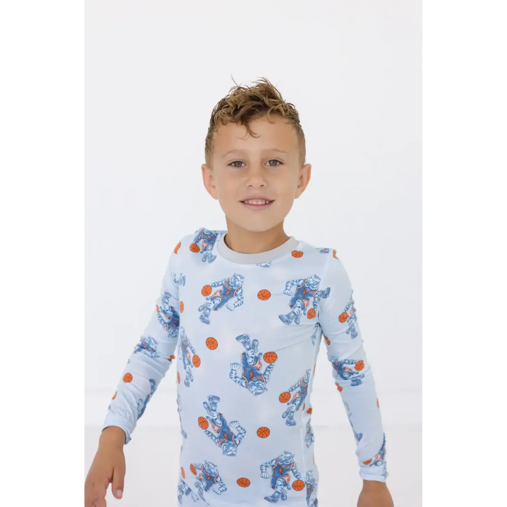 Esme Esme Dribble Boys L/S Top And Pant Set