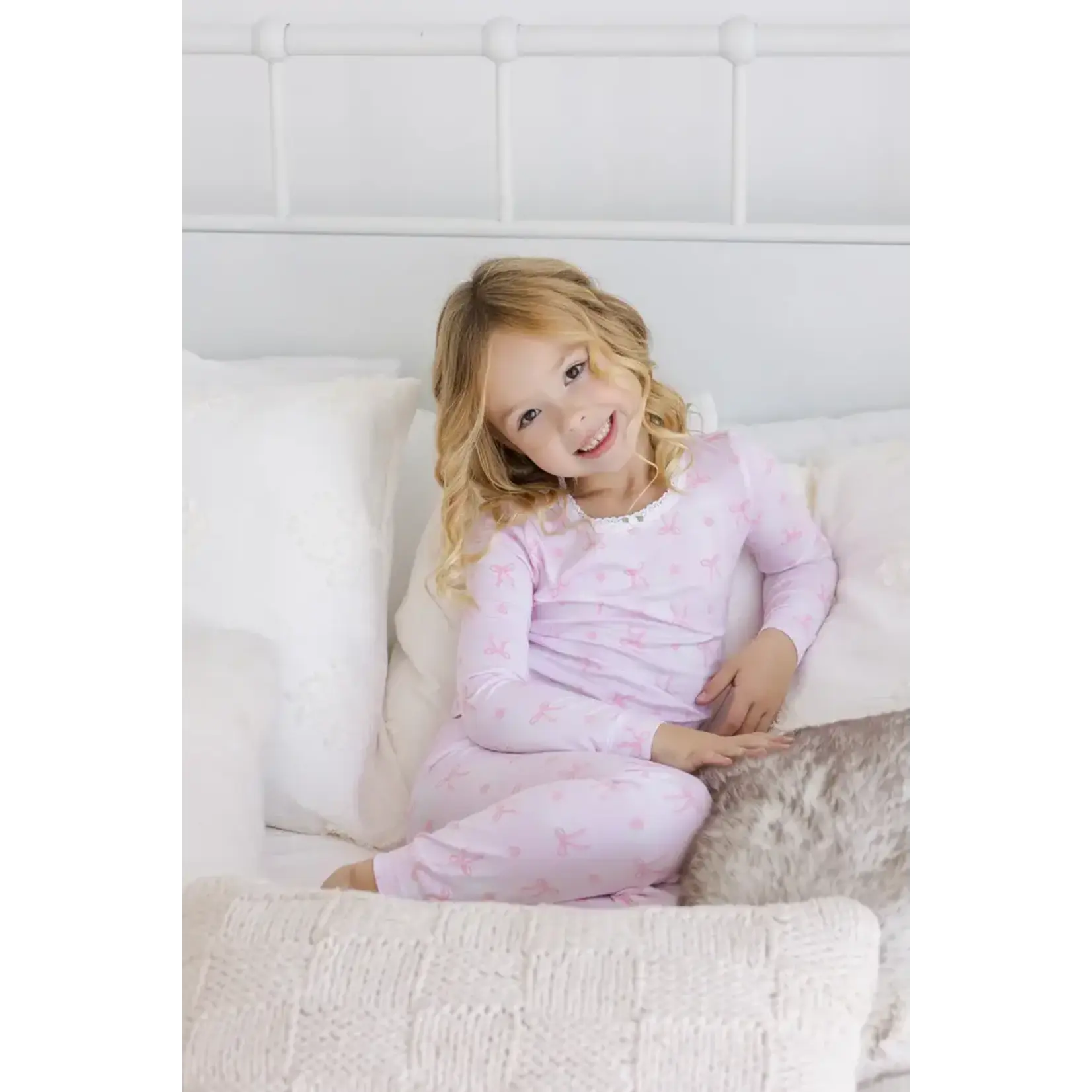 Esme Esme Coquette L/S Top And Bottom Set