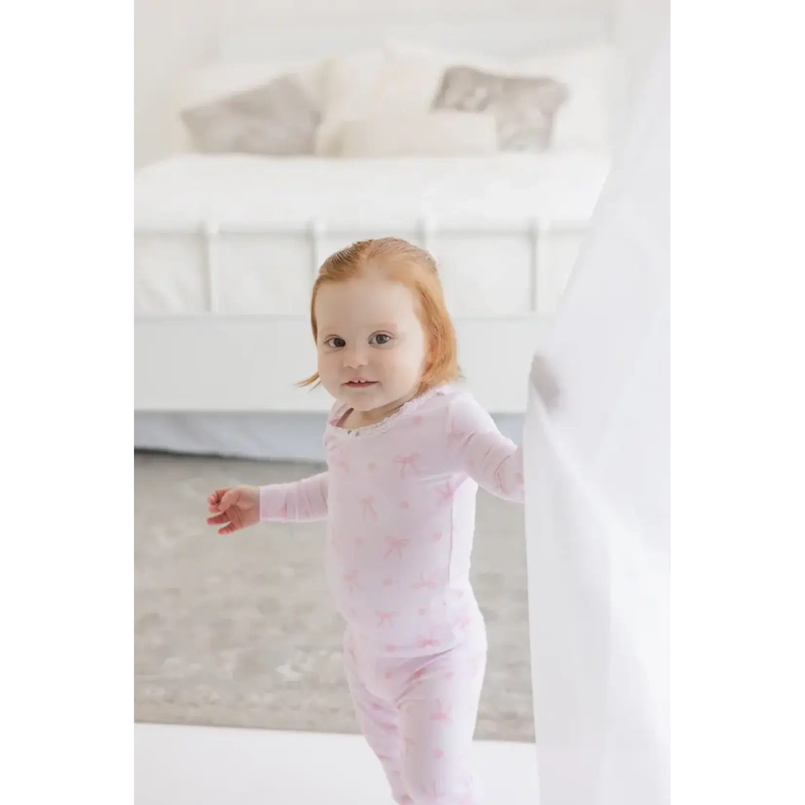 Esme Esme Coquette L/S Top And Bottom Set