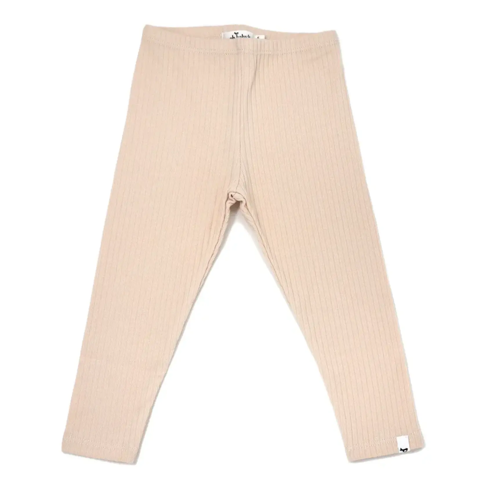 Oh Baby! Oh Baby Vanilla Wide Rib Leggings