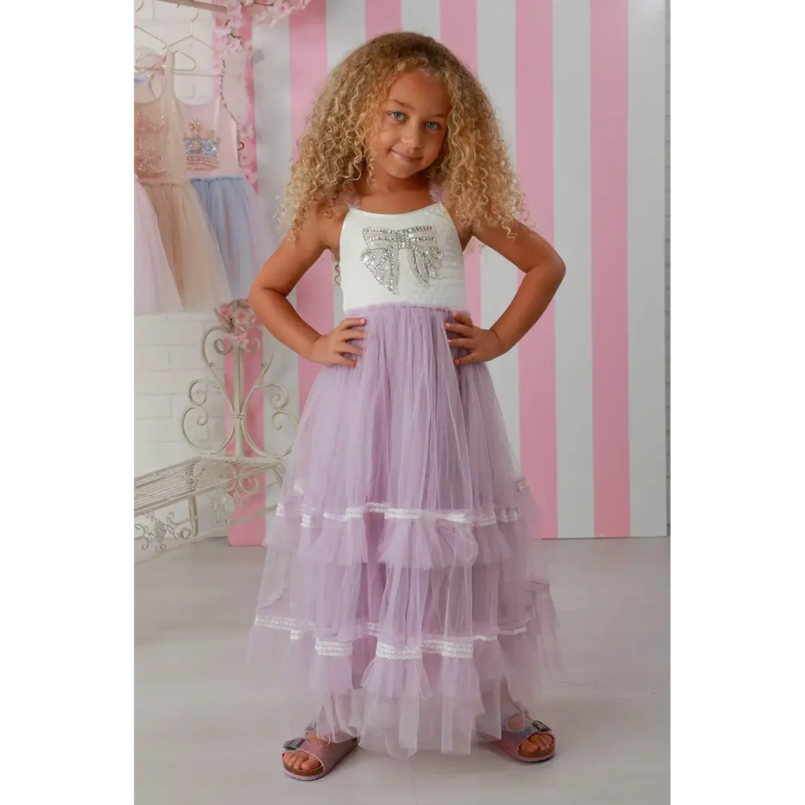 Ooh La La Ooh La La Lilac Gweneth Dress