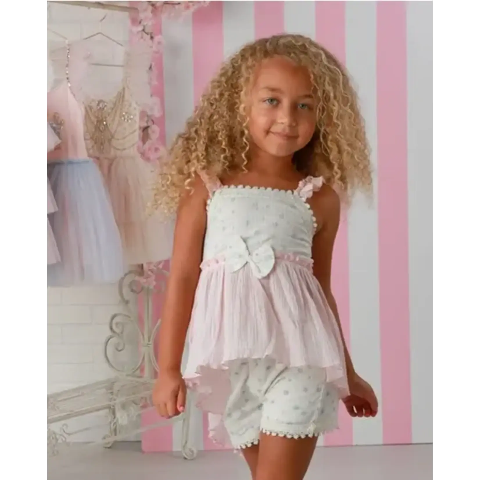 Ooh La La Couture Ooh La La Deanna Sky Floral Short Set