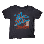 Rowdy Sprout Rowdy Sprout Washed Black Willie Nelson Austin S/S Tee