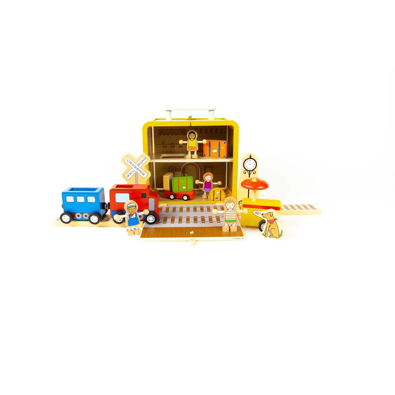 Jack Rabbit Creations, Inc. Jack Rabbit Creations Suitcase: Train Station