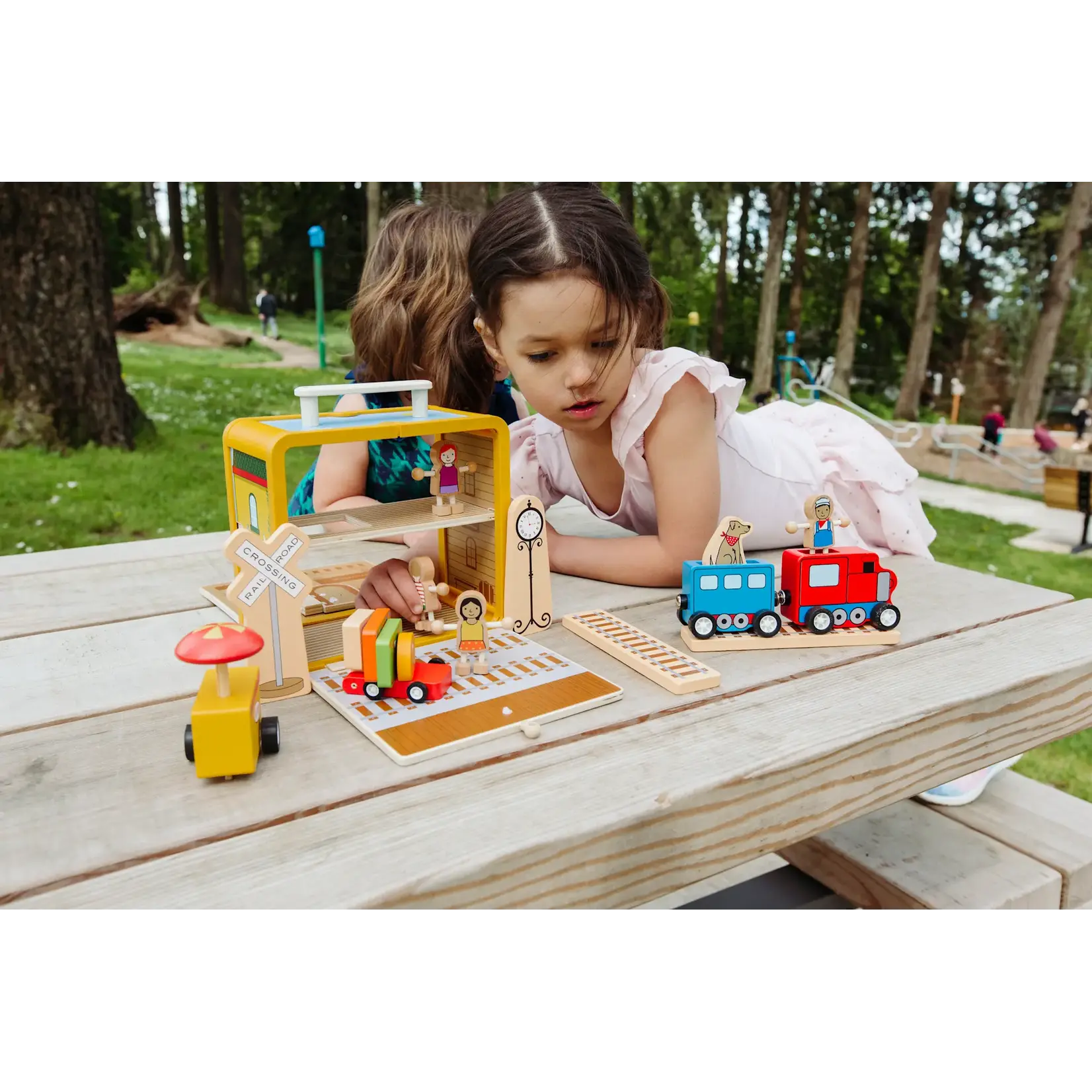 Jack Rabbit Creations, Inc. Jack Rabbit Creations Suitcase: Train Station