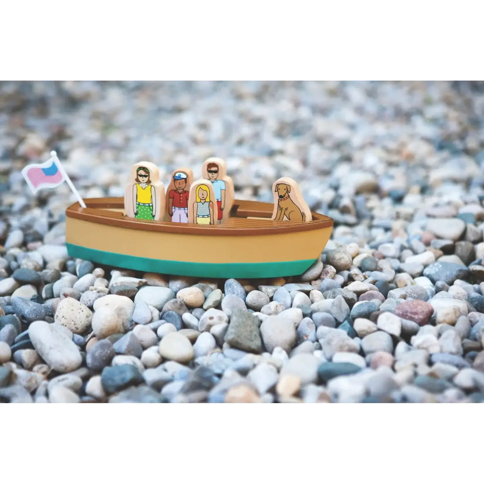 Jack Rabbit Creations, Inc. Jack Rabbit Creations Magnetic: Vintage Lake Boat